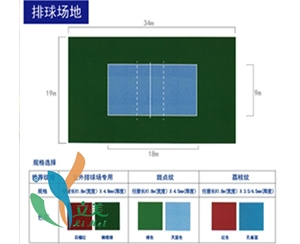 室外排球場(chǎng)運(yùn)動(dòng)地膠